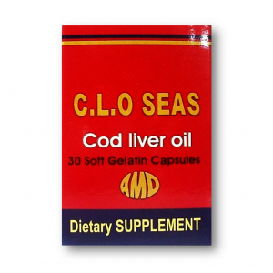 C L O SEAS 500 MG ( COD LIVER OIL ) 30 CAPSULES